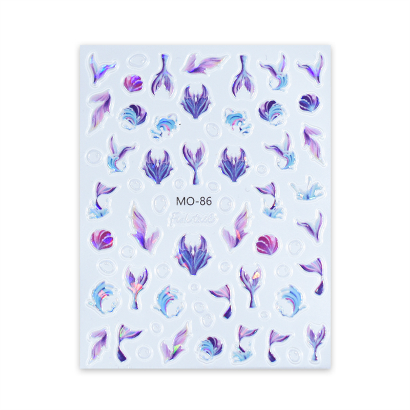 Laser Ocean Nail Stickers